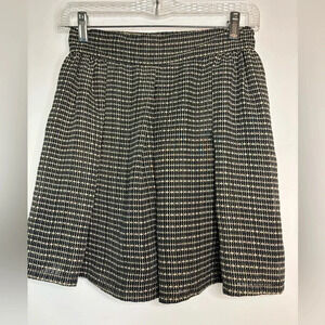 Zara Womens small black, yellow, and blue geometric print shorts. 100%polyester